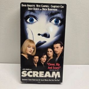 Scream 1997 VHS Wes Craven 90s Y2K Horror Slasher Classic